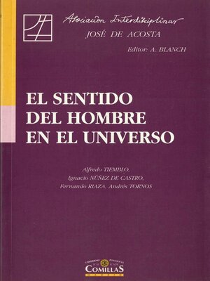 cover image of El sentido del hombre en el Universo